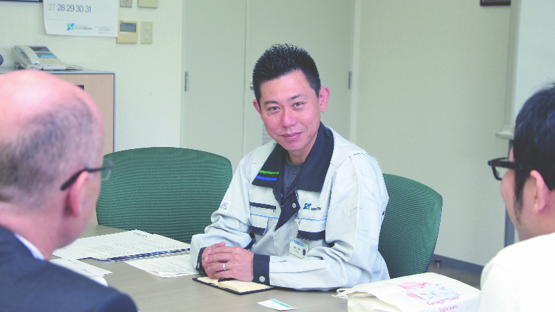 Mr Taguri,  Team Lead and Manager of Dehumidifier Design at the Seibu Giken Technology Division  Seibu Giken Co., Ltd.
