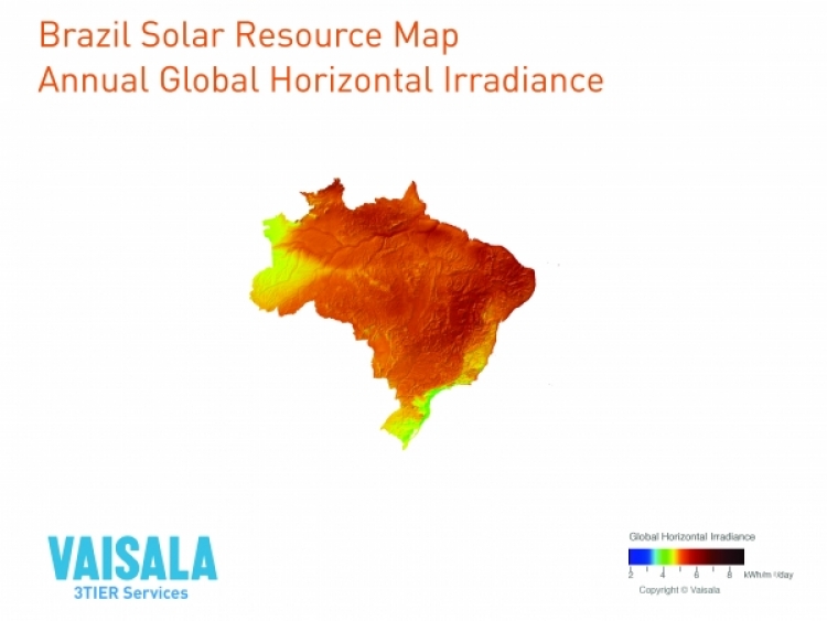 Brazil has huge solar potential.