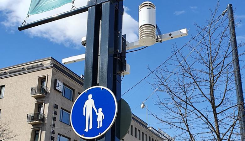 Air quality being measured in Lahti