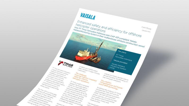 Enhanced safety and efficiency for offshore helicopter operations