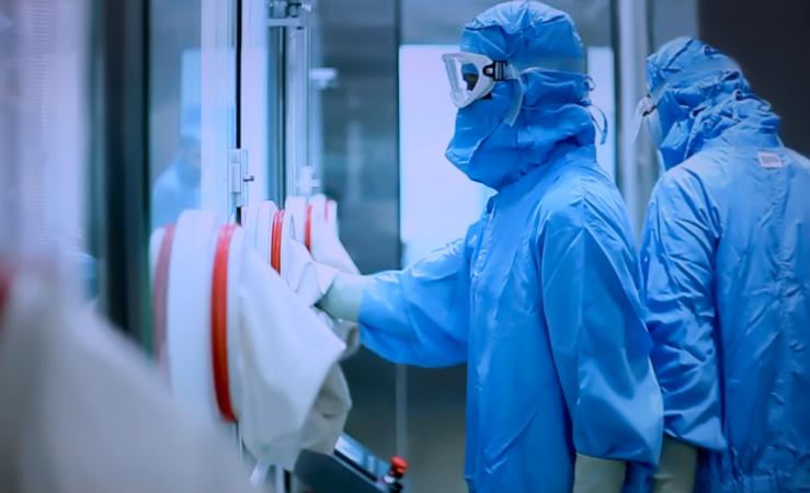 VHP decontamination Glove box in aseptic applications