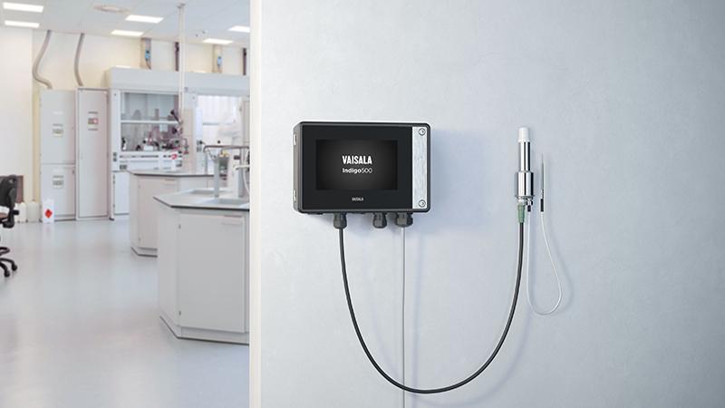 Indigo500 transmitter with hydrogen peroxide sensor in laboratory environment