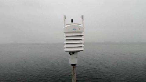 Weather Transmitter WXT536 at sea