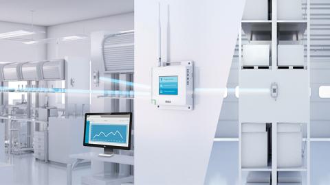 viewLinc with AP10 and RFL100 in a laboratory setting