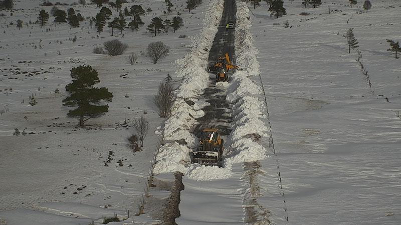 Aberdeenshire Council snowplows