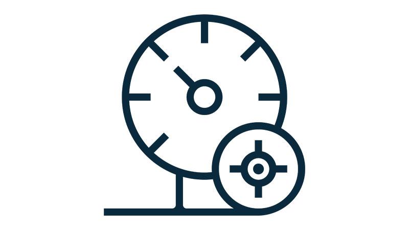 Pictogram: pressure calibration