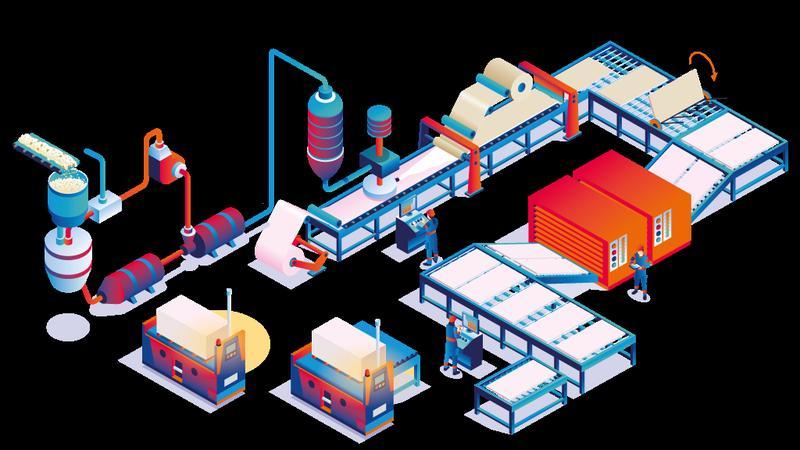 Plasterboard_manufacturing_process_Saint-Gobain