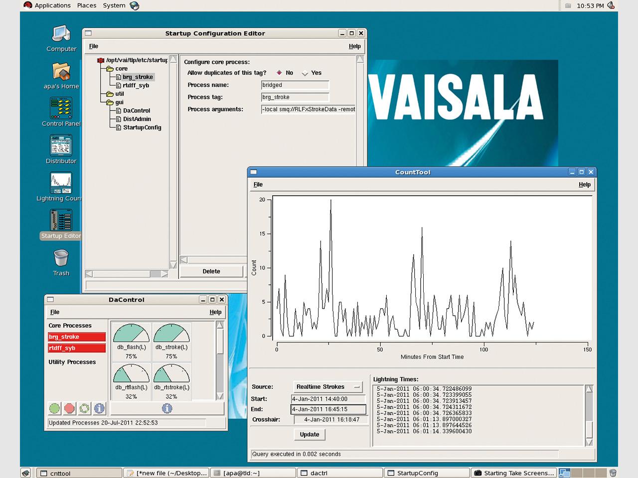 Vaisala Thunderstorm Total Lightning Database TLD100 and TLD200