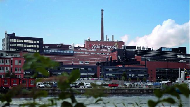 AstraZeneca Sweden production facility exterior