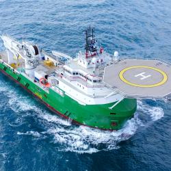 Offshore vessel's helideck