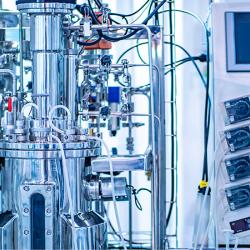 Bio reactor in microbiology laboratory.